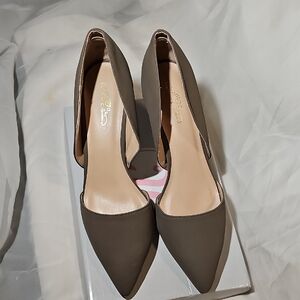 D'Orsay Taupe Women's Pumps